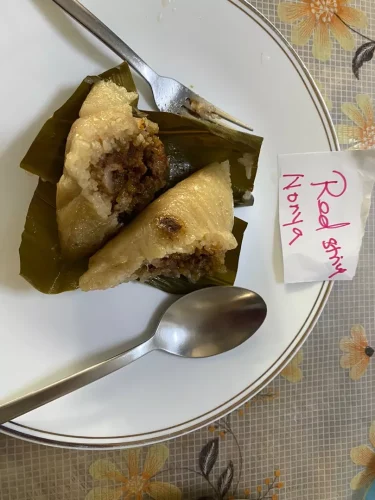 10 Pcs Traditional Nyonya Rice Dumpling 粽子 Bak Zhang   (Three free sample packs will be given as an extra gift.) photo review